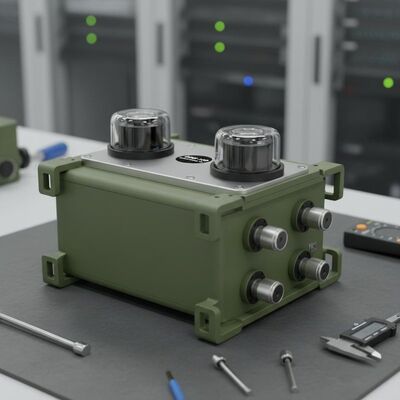 Ποιότητα Πρότυπο DINS-100 Υψηλής ακρίβειας σύστημα διπλού άξονα περιστρεφόμενου λέιζερ Γυροειδούς Ναυσιπλοΐας με στρατιωτικό πρότυπο εργοστάσιο
